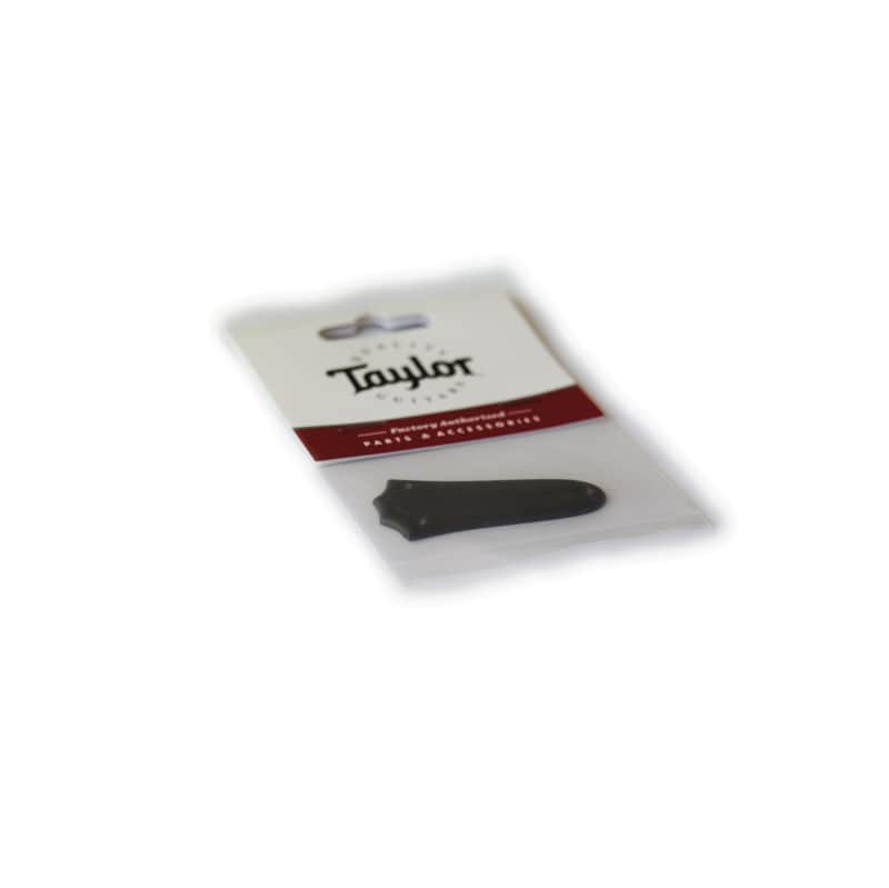 Taylor Truss Rod Cover, Black Plastic, 3 hole image 1