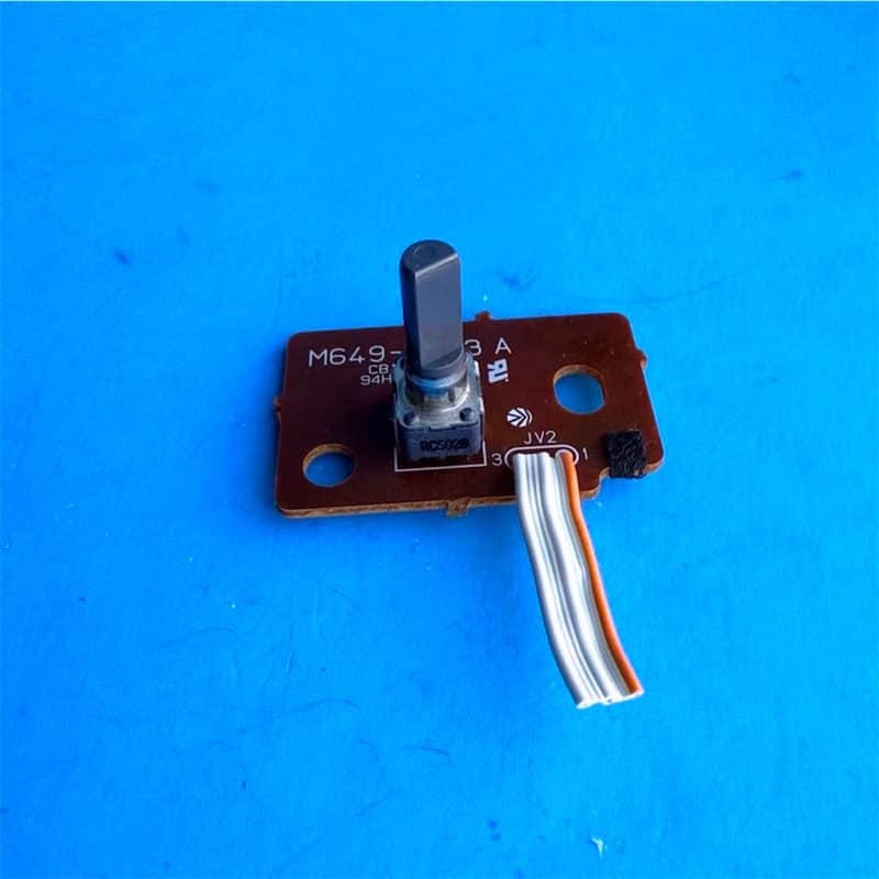 CASIO LK-92TV Lighting Keyboard Part: MIC Volume Board PCB M649-CNA3 image 1