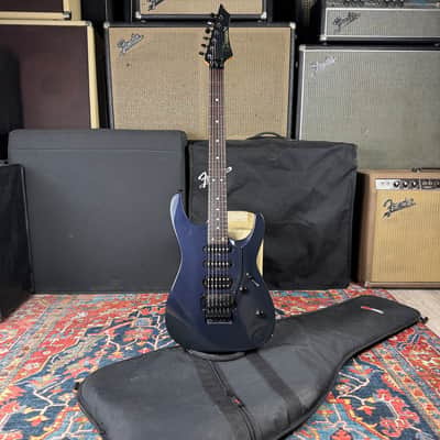 Charvel CDS-055-HH Superstrat MIJ Japan 1993 - Rare Gunmetal Blue image 3