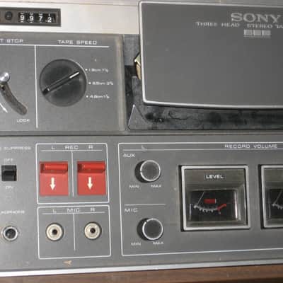 Sony TC-366 Open Reel Tape Recorder w/Cover, Untested, for PARTS/REPAIR image 5