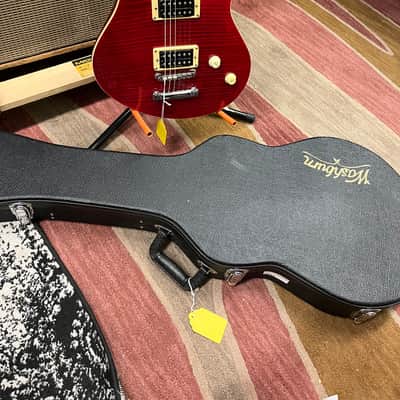 Washburn Vintage 1997 Maverick Series BT-8, Flame Maple comes with pictured hard case! image 10