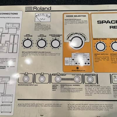1980’s Roland RE-150 Space Echo - Green - Collector / Restoration Piece image 19