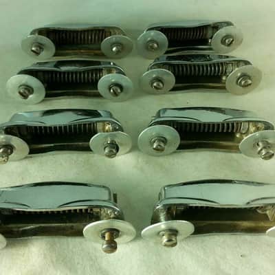 *Slingerland 8x Sound King Snare Drum Lugs Chrome Alum-Washer Radio King 50s VG* image 4