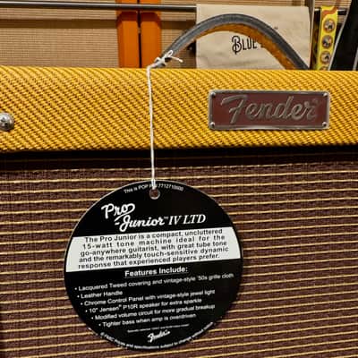 Fender PRO Jr IV LTD Limited - Tweed image 3