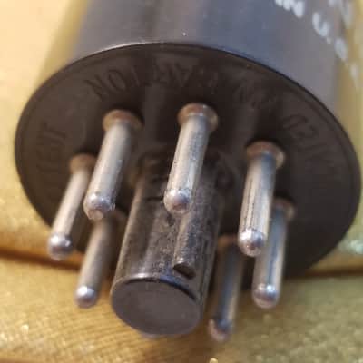 Sylvania Matched Pair (2) 6SN7GT tNOS AT1000 TESTED Vacuum Tubes T3 Tall Boy 2-hole black in-facing T plates dual triode 1949-1953 image 16