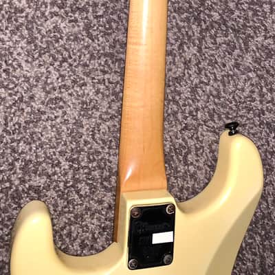 1987 Charvel Model 4 HSS with Rosewood  Fretboard  Pearl White electric guitar made in japan kahler tremolo image 10