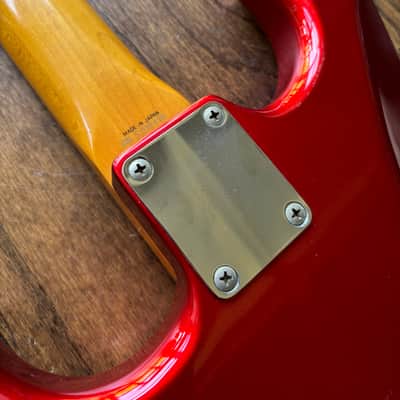 1994 Fender ST-57 Stratocaster ‘57 Reissue K-644 Electric Guitar Candy Apple Red MIJ Japan image 13