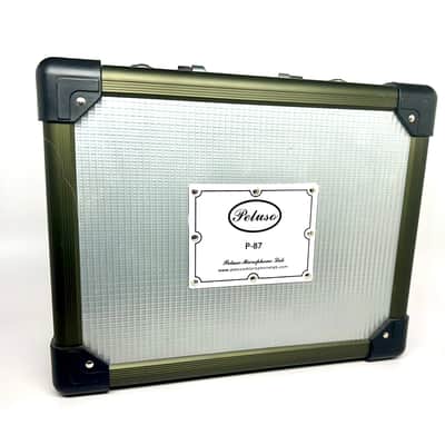 Matching Pair of Peluso P-87 Large Diaphragm Condenser Microphones w/ Shock Mounts & Case image 6