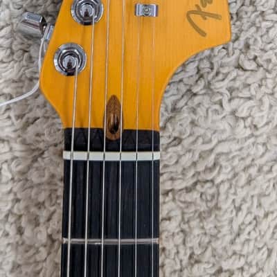 Mint Fender American Ultra II Meteora®, Ebony Fingerboard, Texas Tea + HS Case image 8
