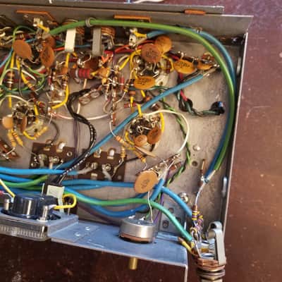 Roberts Small stereo tube amp project chassis 12AX7 6BM8 1640 1960s image 16