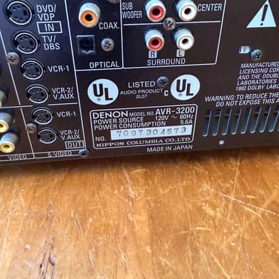 Denon AVR-3200 6.1 AV Receiver Dolby Digital image 3