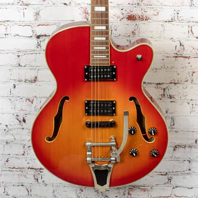 Arbor - AD140 - Hollowbody Electric Guitar - Cherry Red Sunburst - USED