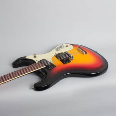 Mosrite  Mark XII 12 String Solid Body Electric Guitar (1967), ser. #T690, original black hard shell case. image 7