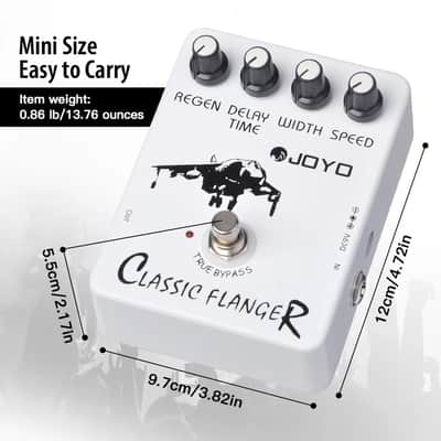 Joyo Classic Flanger Metallic Flange Sounds Guitar Effect Pedal True Bypass image 2