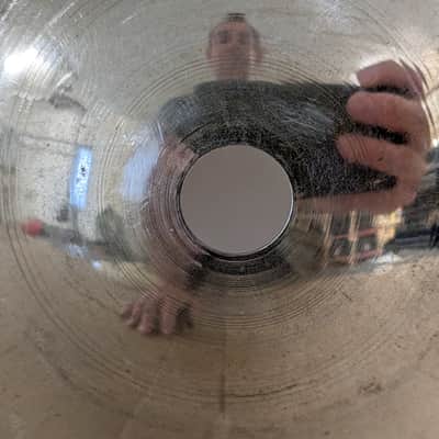 Zildjian 14" A Custom Crash Cymbal 1991 - Present - Brilliant image 7