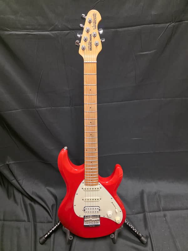 Ernie Ball Music Man Silhouette Special HSS HT with Maple Fretboard 1996 - 2007 - Candy Red image 1