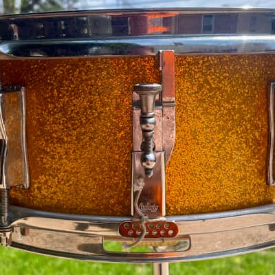No. 491 Pioneer 5x14" 6-Lug Snare Drum with Keystone Badge image 2