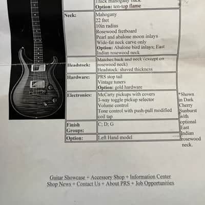 2000 PRS McCarty -Dark Cherry Sunburst image 21
