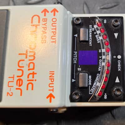 Boss TU-2 Chromatic Tuner 1998 - 2009 - White Tuning Pedal image 3