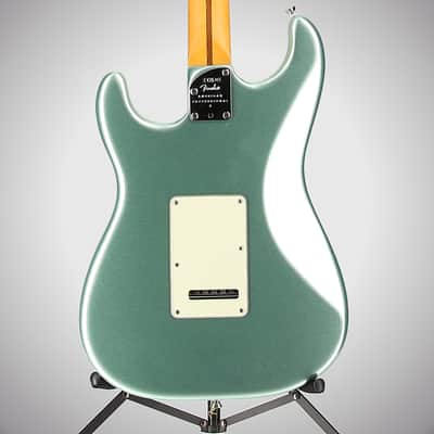Fender Certified Pre-Owned American Professional II Stratocaster, Rosewood Fingerboard, Mystic Surf Green (N5) (33927) image 2