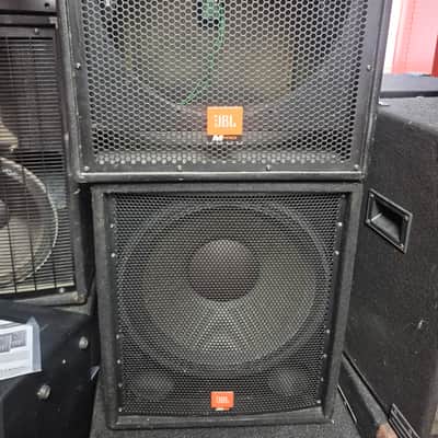 JBL 418s speaker enclosure pair image 1