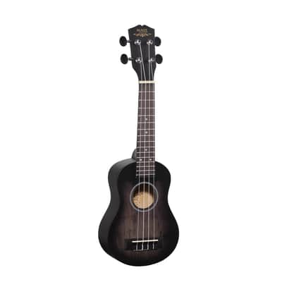 SOUNDSATION MHW-BK Black Ukulele Soprano con Borsa image 3
