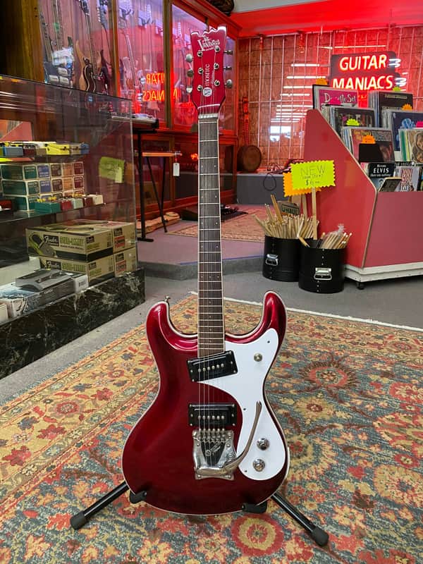 Mosrite Ventures Model 1992 Metallic Red Hand built by Semie Mosley image 1