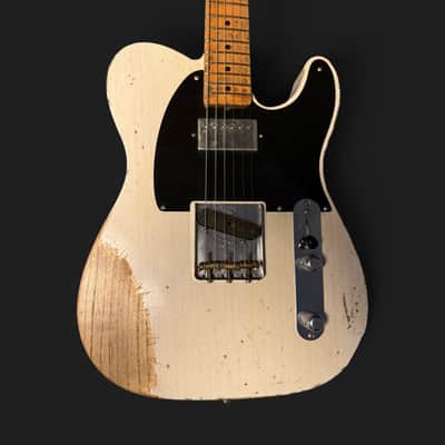 Fender Custom Shop '52 Telecaster Heavy Relic S-H 3,05kg 2017 - White Blonde image 9