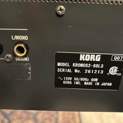 Korg Kronos LS 88 Workstation 2010s - Maroon imagen 4