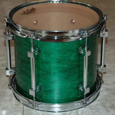 Premier Signia 5Pc Drum Set. Emerald Green Lacquer. Maple Shells. Excellent! image 4