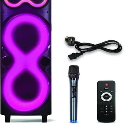 Audio Large Bluetooth Party Speaker - Big Bluetooth Speaker with True Wireless Stereo System - Enjoy Powerful Bass and Clear Treble - Big Speaker with LED Display image 1