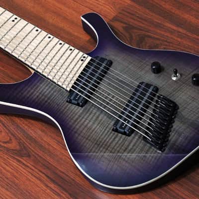 Halo Custom Guitars Octavia 10 String Multi-Scale Fanned Fret Lace X-Bar 5.0 Single Saddle Bridge image 1