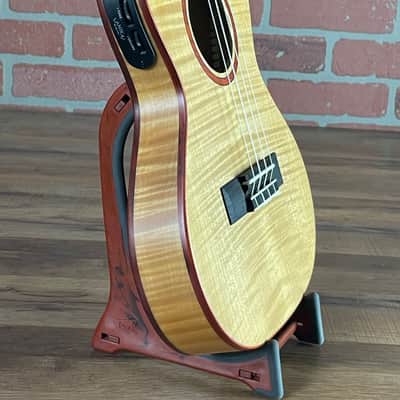 Lanikai Flame Maple Thin Tenor Acoustic-electric Ukulele image 5