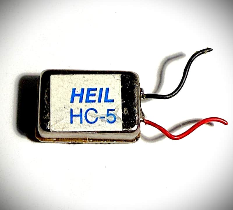 Genuine Heil HC-5 microphone element, the key element , used, tested, working image 1