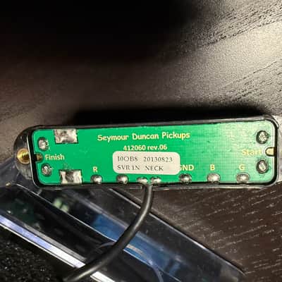 Immagine Seymour Duncan SVR-1n Vintage Rails Strat Neck Pickup 2010s - Black - 3