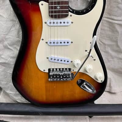 Fender Squier Yako Factory 50th Anniversary Stratocaster Sunburst 1996 w/ Iron Gear Texas Loco pickups and series wiring image 3