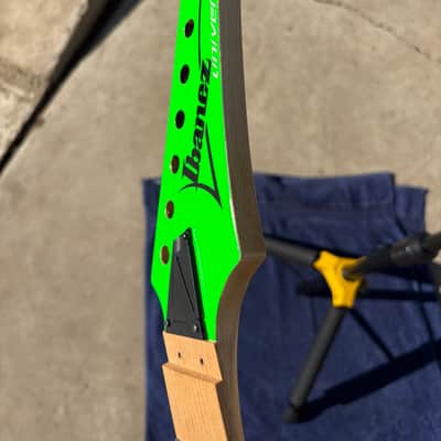 NECK ONLY Custom Replica Guitar Pyramid Maple Neck 7 string UV777GR Steve Vai Ibanez UV Universe type image 10