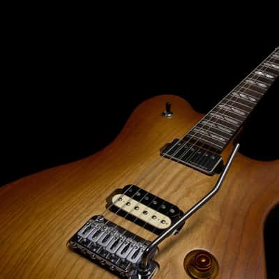 Godin Radium-X Electric Guitar - Rustic Burst SG image 11