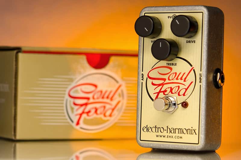 Electro-Harmonix Soul Food Transparent Overdrive Guitar Pedal image 1