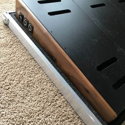 Creation Music Company Custom 28x20 Elevation Pedalboard  Walnut/Black image 5