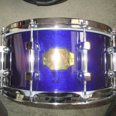 RARE! PREMIER  SIGNIA 7 PC SAPPHIRE MAPLE DRUM SET - WOW - READ THE WORDS!!!! image 6