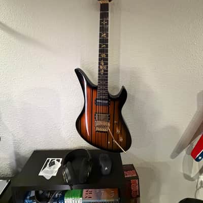 Schecter Synyster Gates Signature Synyster Custom-S Sustainiac with Schecter Humbucker 2018 - Present - Satin Gold Burst image 1