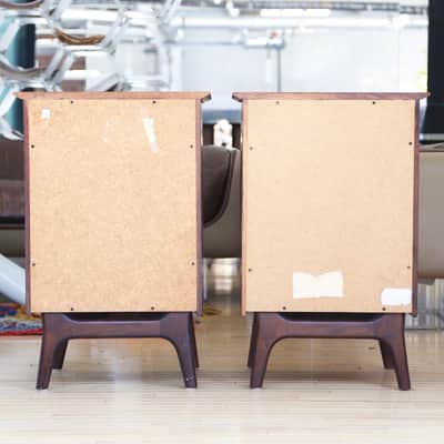 1960s Ace-Hi Furniture Vintage Danish Modern Mid Century Speaker Cabinets - 12" Speaker Cabs! image 6