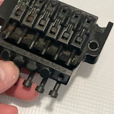 1990's Japan Ibanez RG Series Black Original Edge Floyd Rose Tremolo Bridge Vibrato image 14