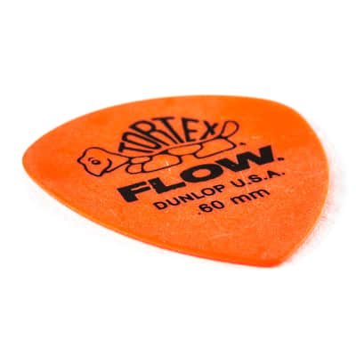 Dunlop 558P060 Tortex Flow Standard Pack, 12 Picks, 0.60mm, Orange image 2