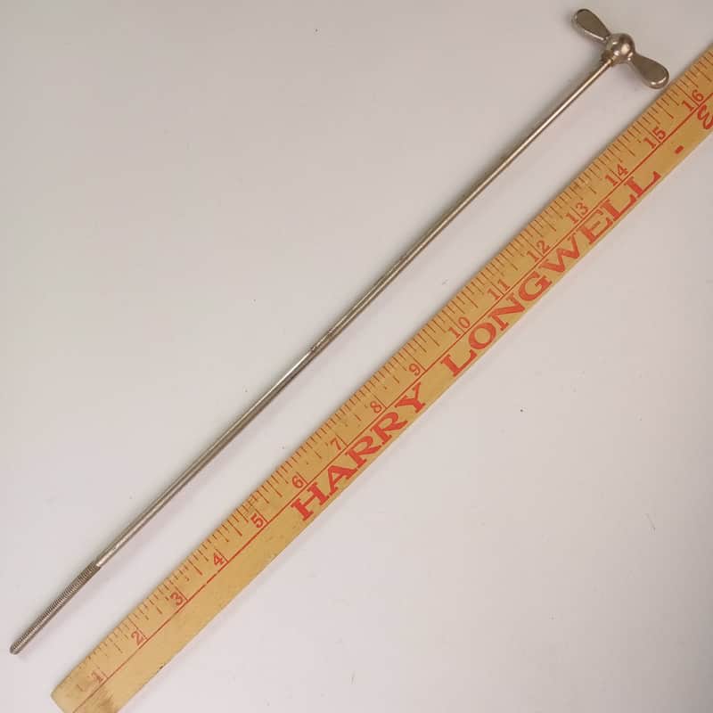 Leedy"L"15.5"Bow-Tie 1+ 14x26/28"Bass-Drum Single-Tension T-Rod Nickel 12-24 30s image 1