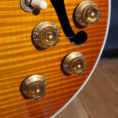Gibson Custom Shop Paul Jackson Jr. CS-346 Semi-Hollow Honeyburst w/ OHSC & Pickguard image 9