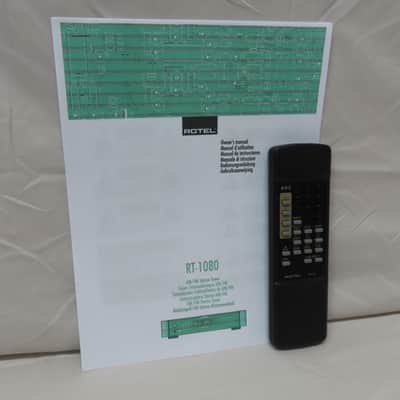 Rotel RT-1080 Stereo AM / FM Tuner w/ Remote & Manual image 9