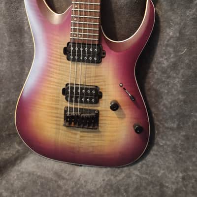 Ibanez RGA42FM-TLF Standard 2018 - 2019 - Transparent Purple Burst Flat image 4
