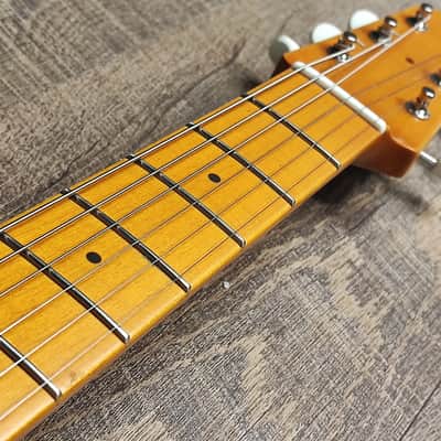 MyDream Partcaster Custom Built -Torch-burned Snake Head 1949 Proto image 13